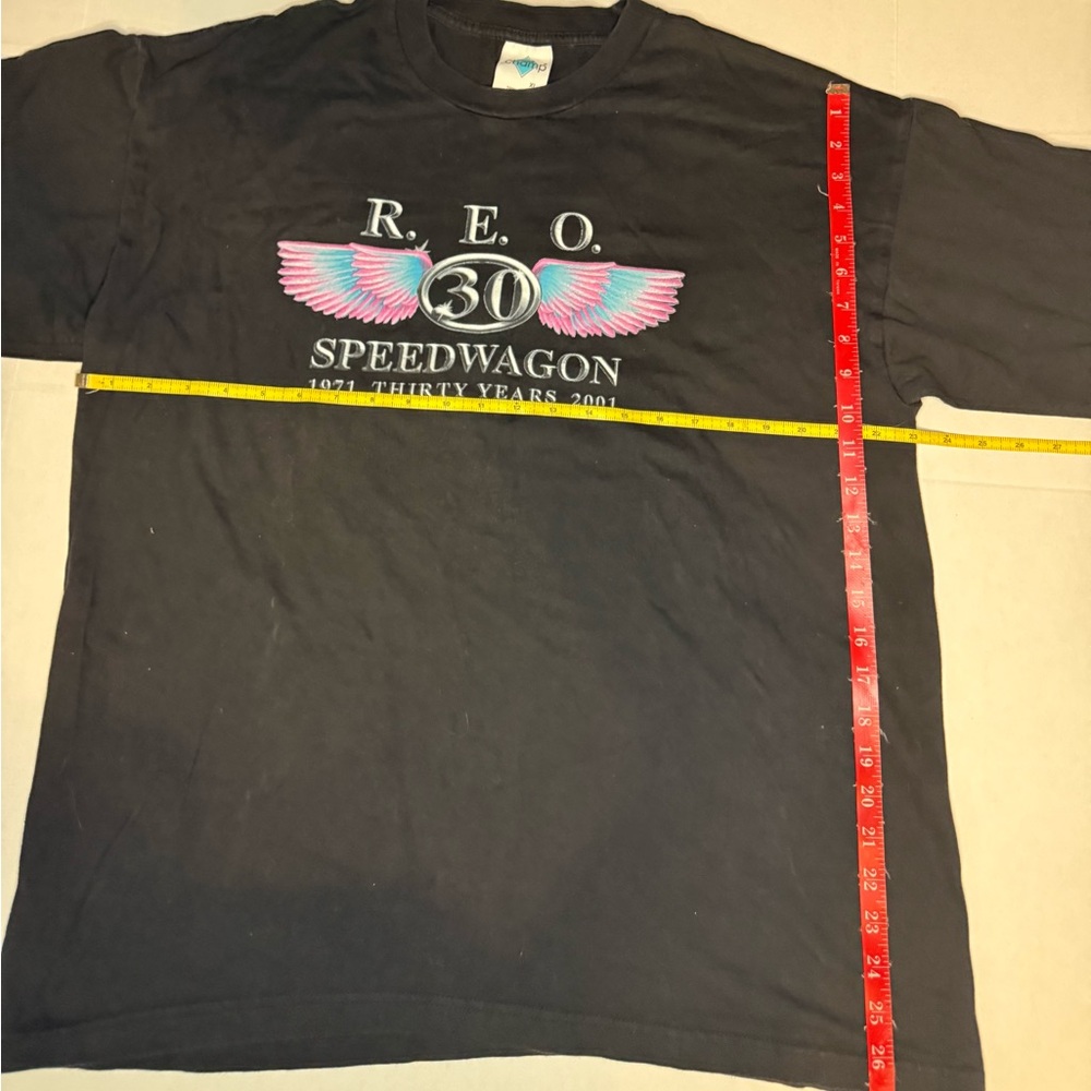 Black R.E.O. Speedwagon Short Sleeve Tee